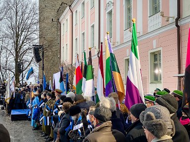 Eesti Vabariigi 104. aastapäeva rongkäik 2022